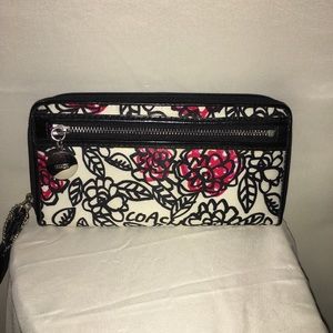 Coach Poppy Floral Graffiti Wallet